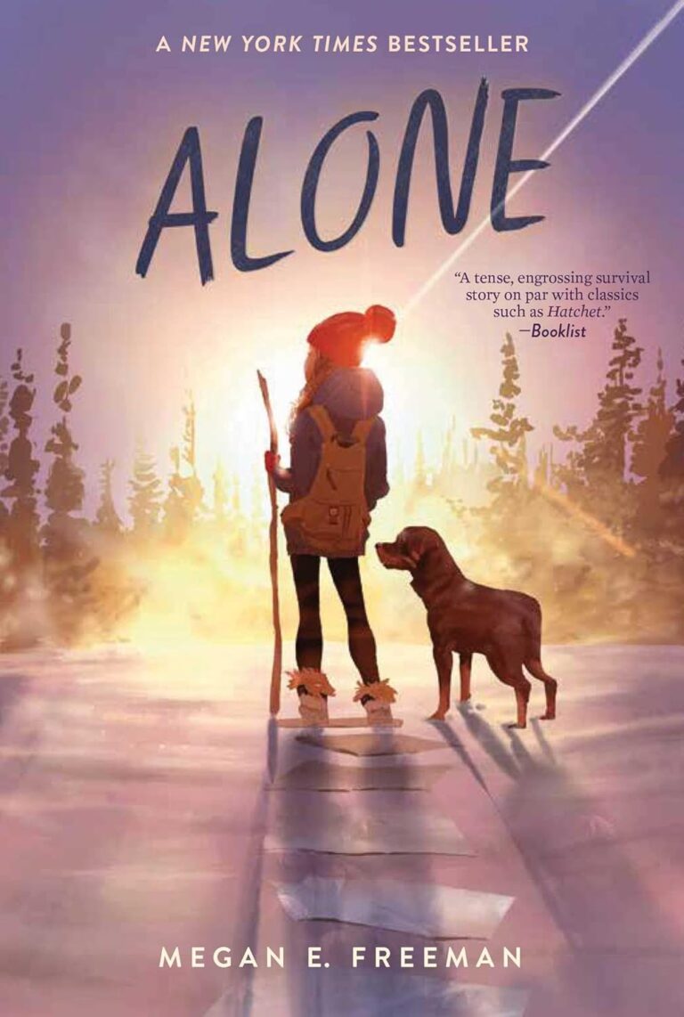 book cover for alone